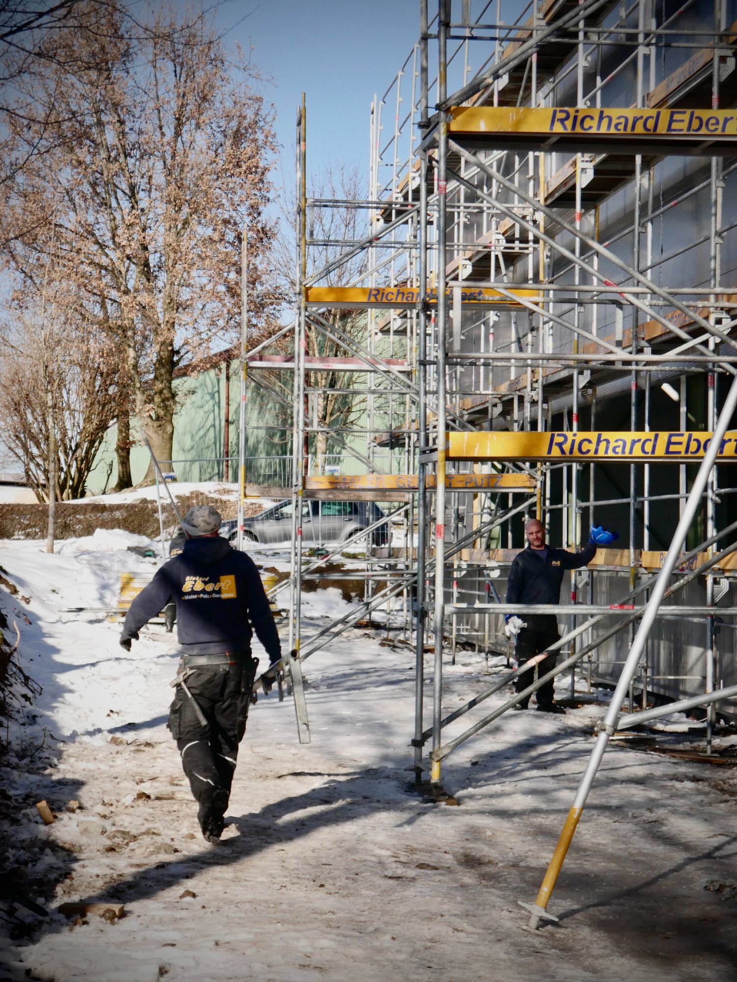 Putz WDVS Wärmedämmung Neubau Allgäu – Richard Ebert